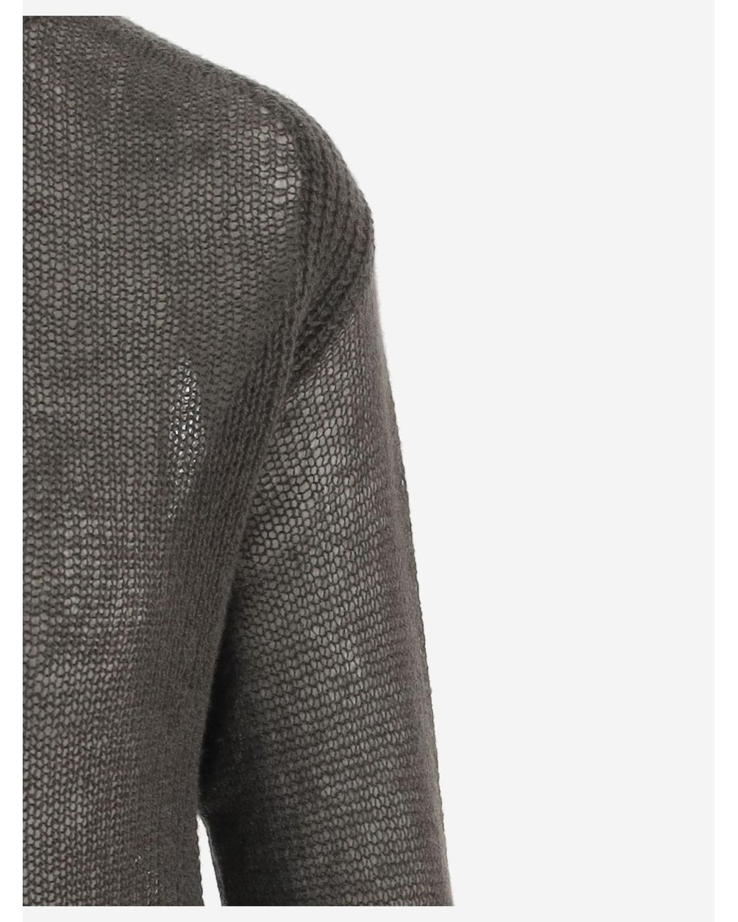 Sa Su Phi Gray Cashmere Crew Neck Sweater