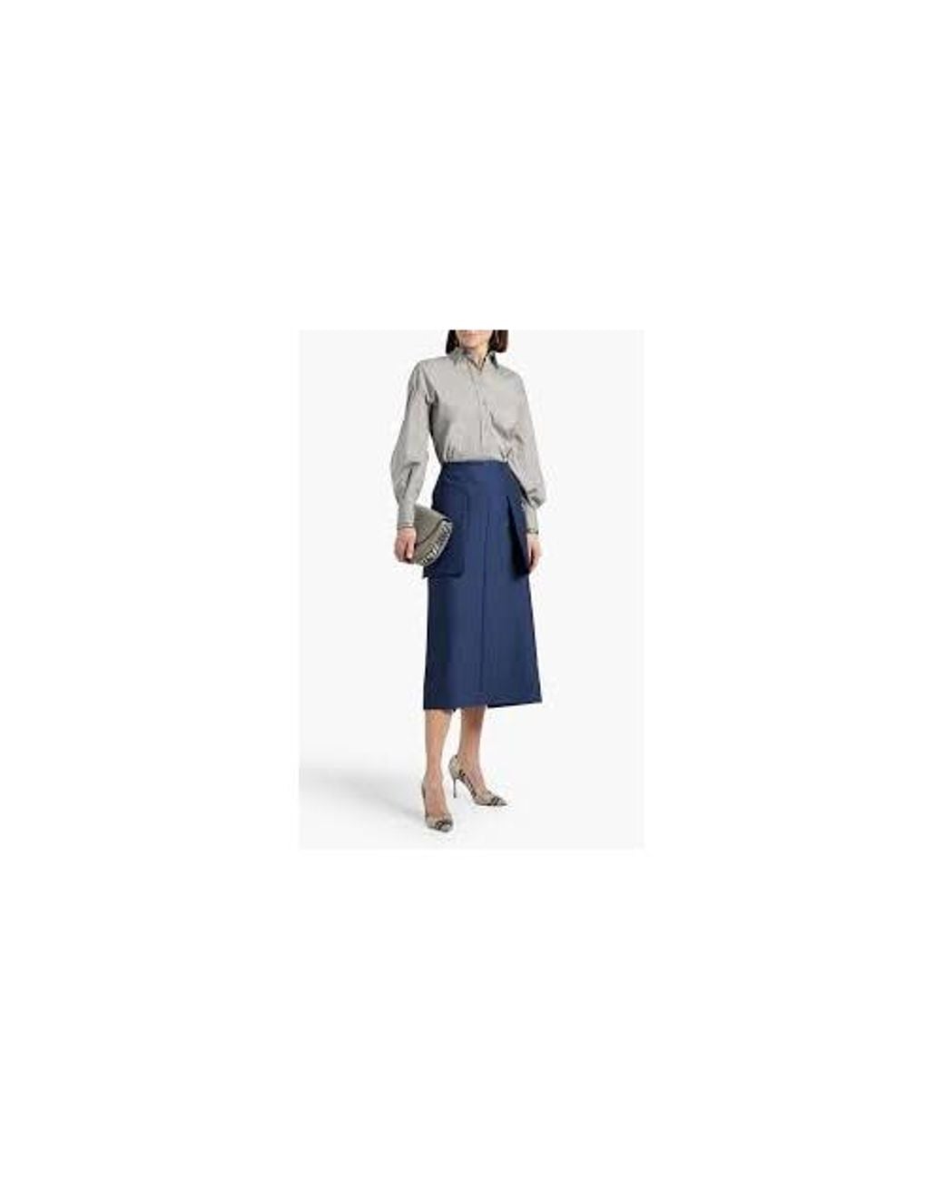 Brunello Cucinelli Blue Light Relaxed Shirt
