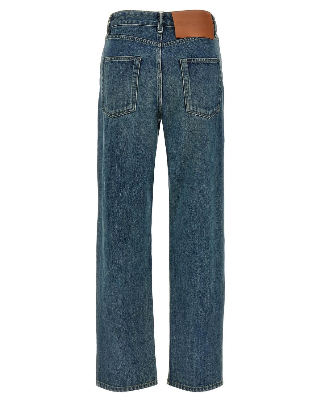 Jil Sander Blue Slim Twist' Jeans