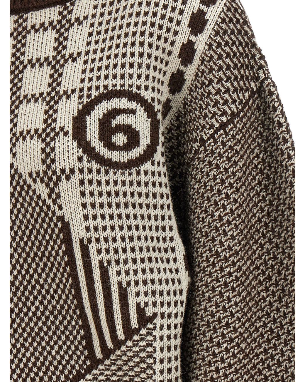 MM6 by Maison Margiela Gray Wool Short Dress