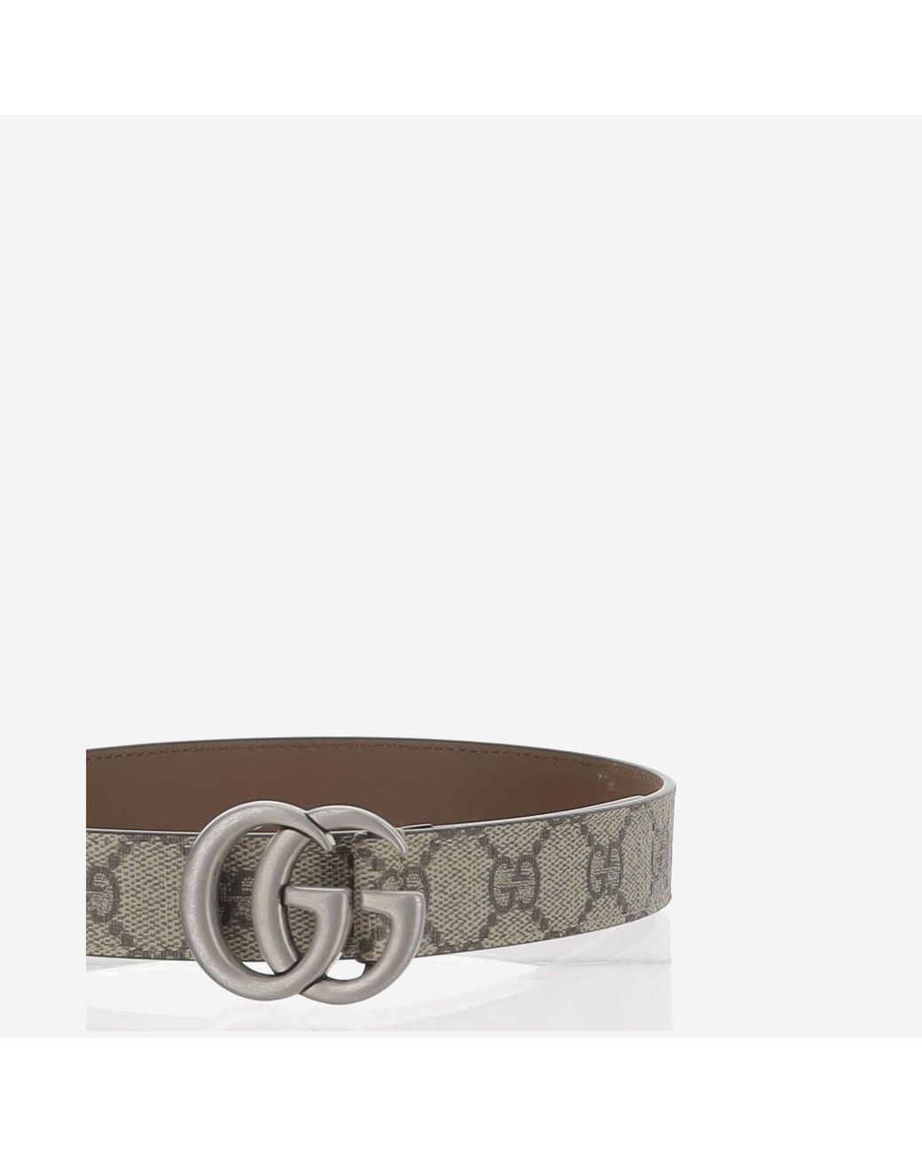Gucci Gray Belt Canvas & Braces for men