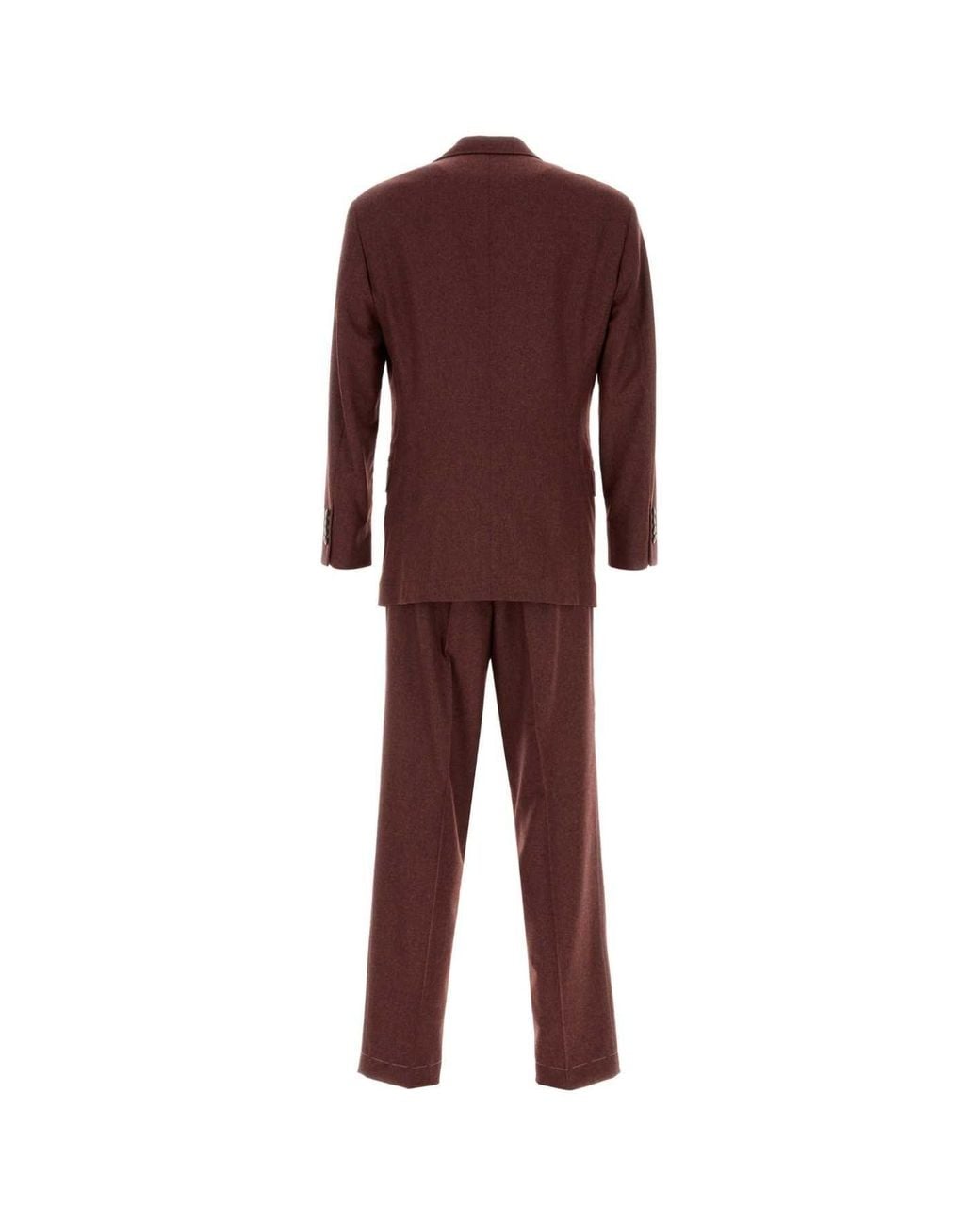 Brunello Cucinelli Purple Wool & Cashmere Dress for men