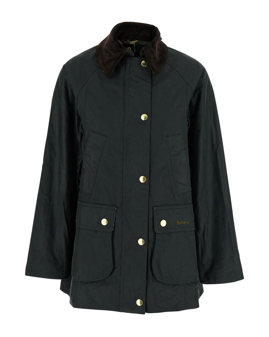 Barbour Black Jacket Modern Beadnell Coat