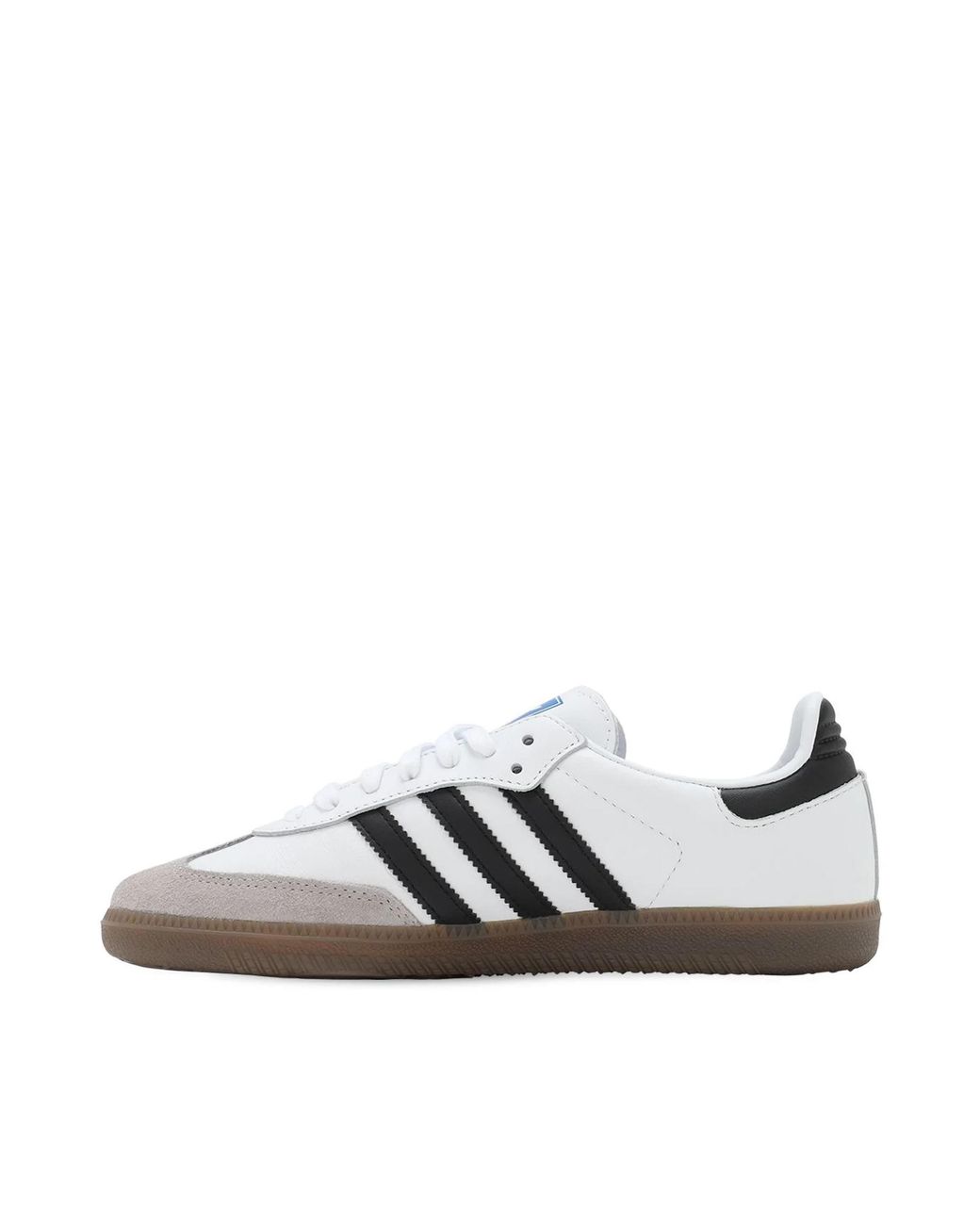 Adidas White Sneakers Samba Og Leather--Granite Trainers