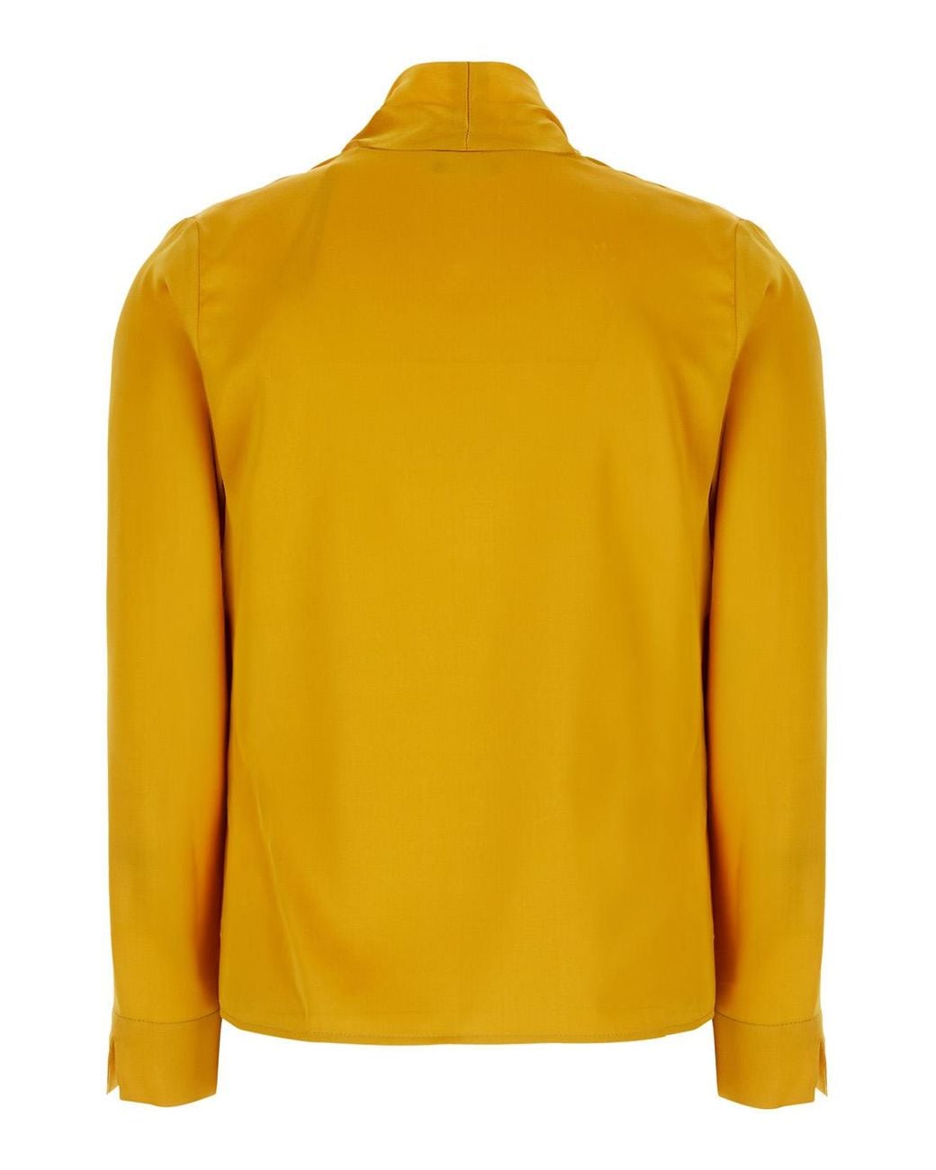 Le Plain Yellow Blouse Georgette Blouses