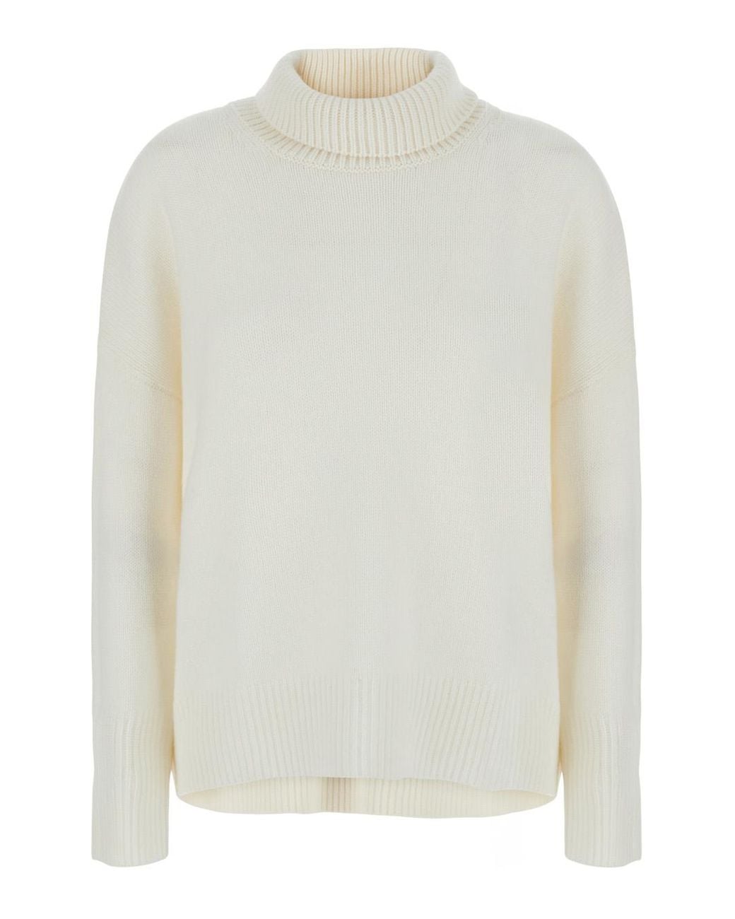 Lisa Yang White Sweater Heidi Cashmere Knitted Tops