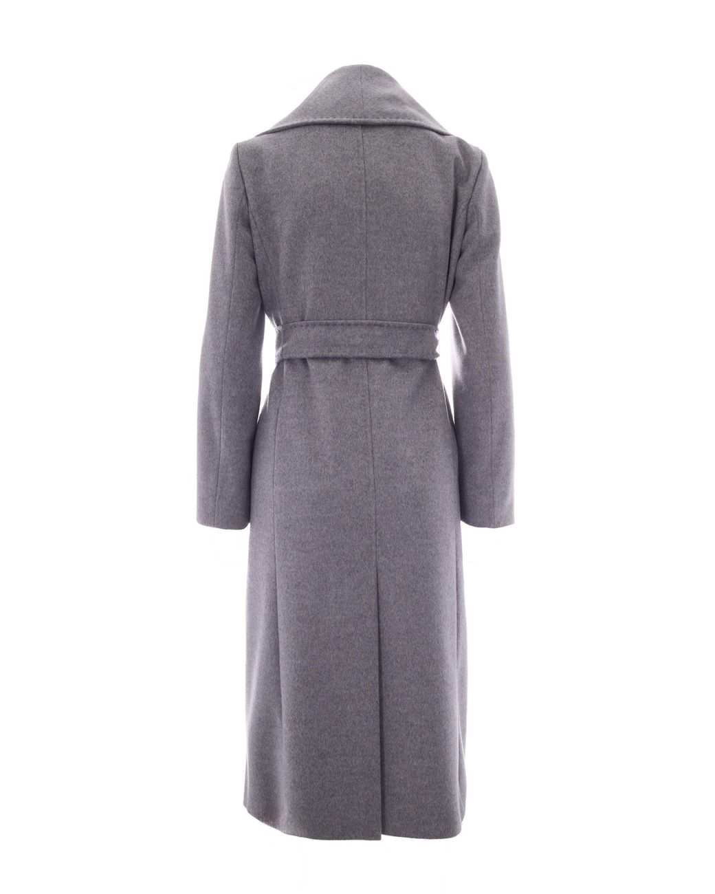 Max Mara Gray Wool Coat Loriana Virgin