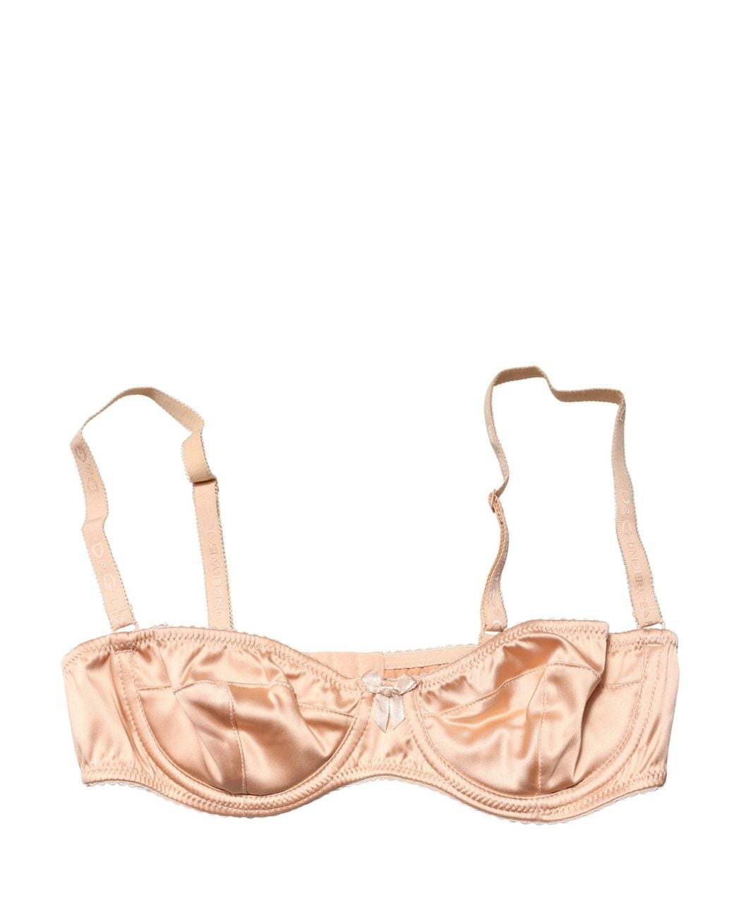 Dolce & Gabbana Natural Dolce & Gabbana Semi-Pad Underwire Balconette Bra