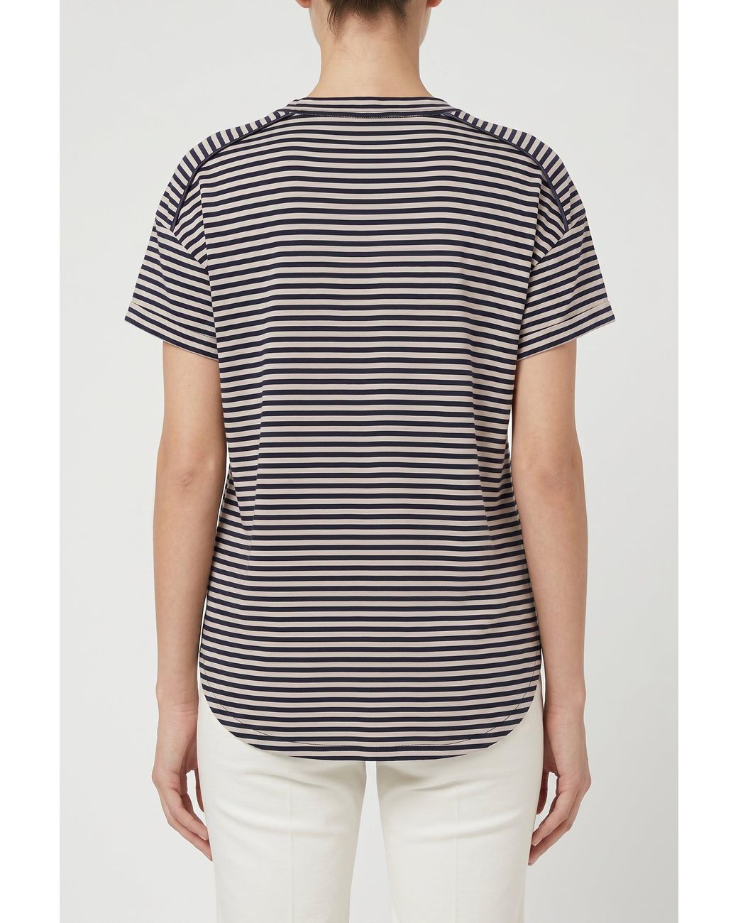 Brunello Cucinelli Black Striped Shirt