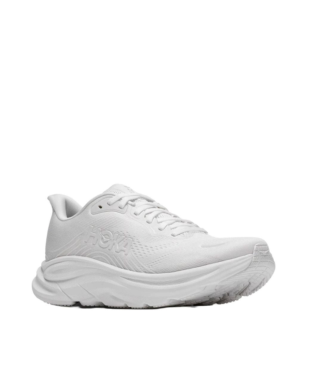 Hoka One One White Sneakers Clifton 11 Upper: Textile