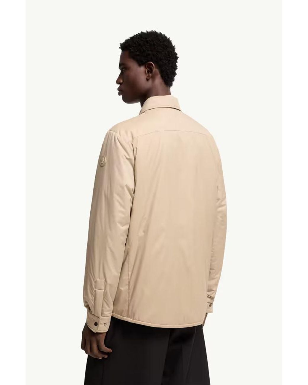 Moncler Natural Moncler Quilted Shirt