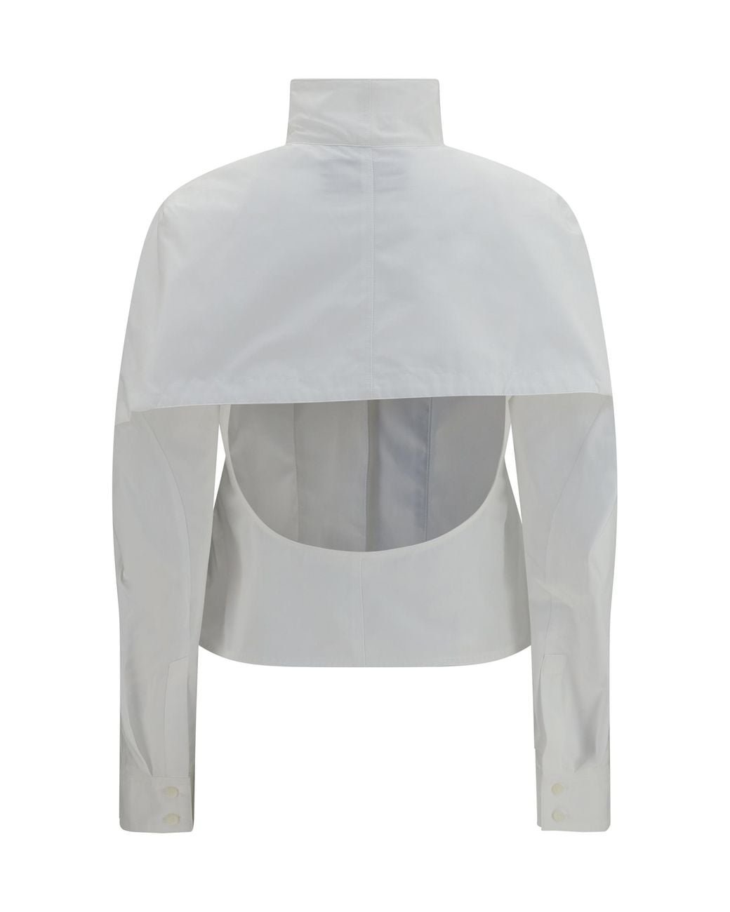 Jacquemus Gray Tulipe Cotton-Poplin Shirt
