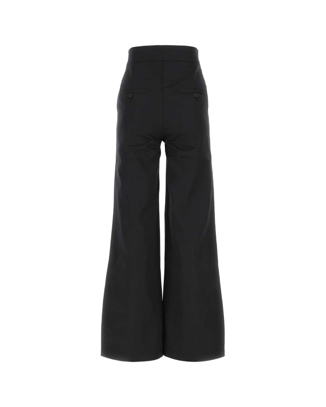 Palm Angels Black Polyester Blend Pant
