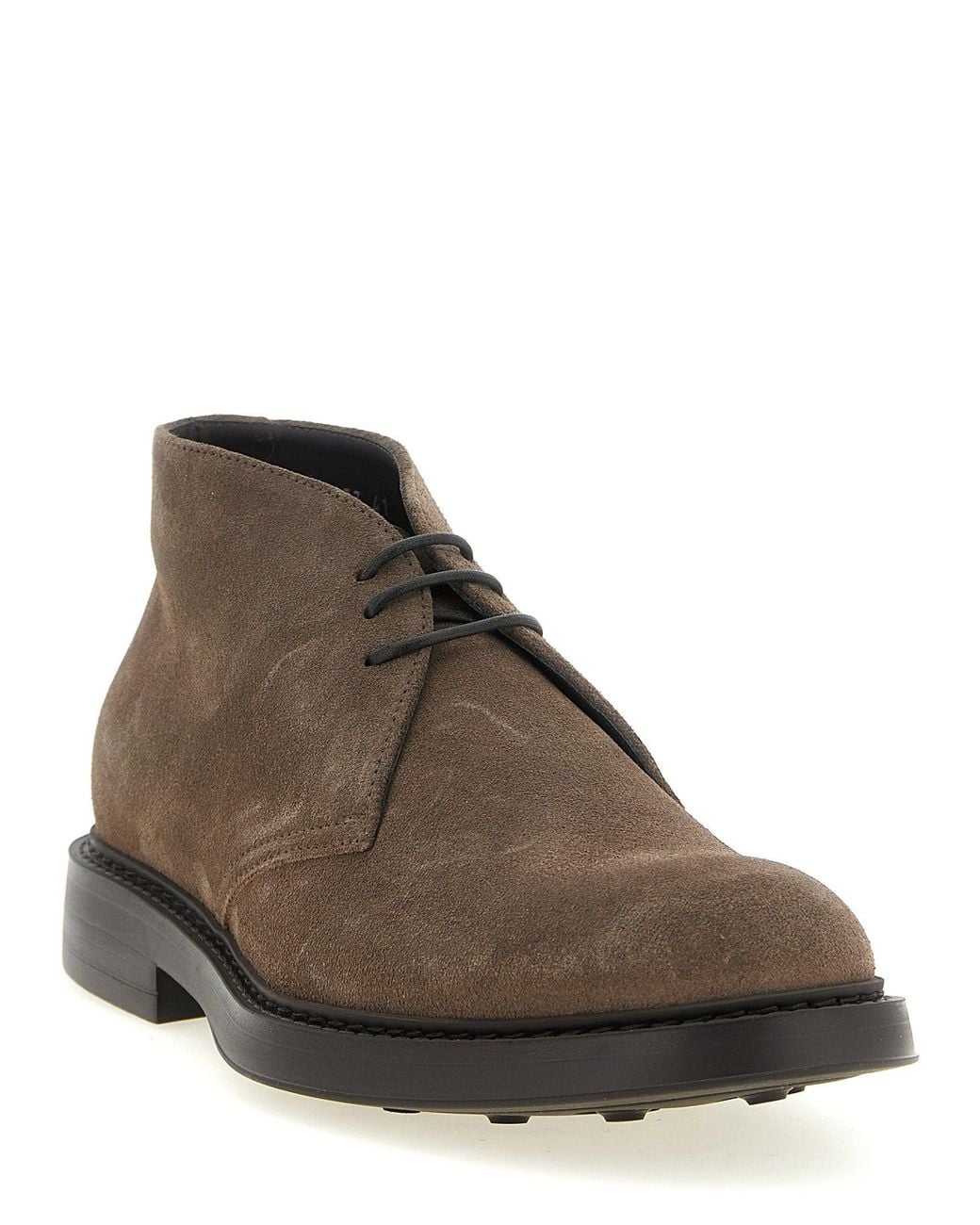 Doucal's Brown Suede Chukka Boot for men