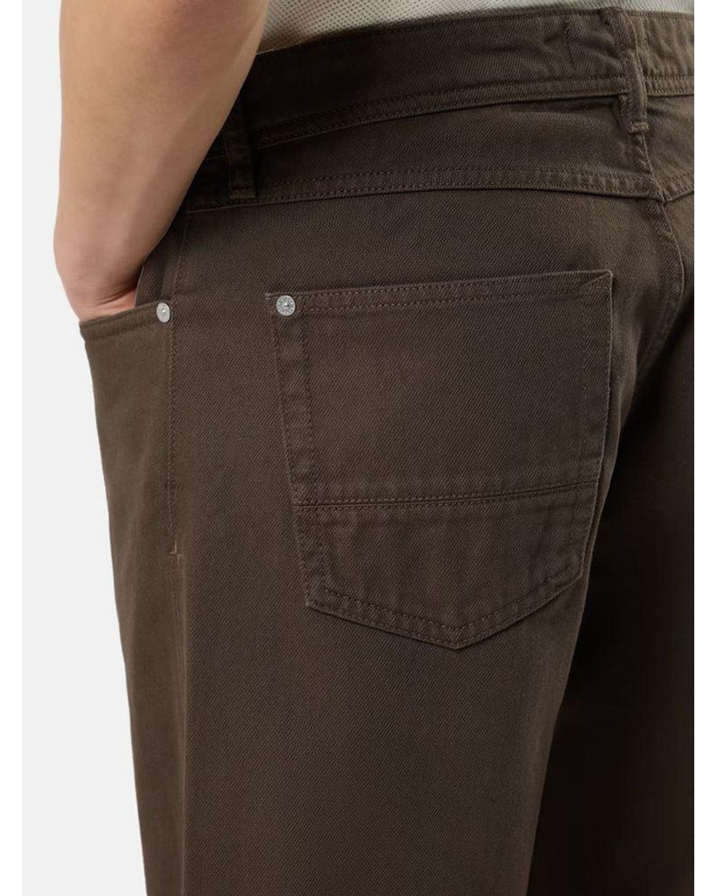 Stone Island Brown Stone Island E26 Trousers for men