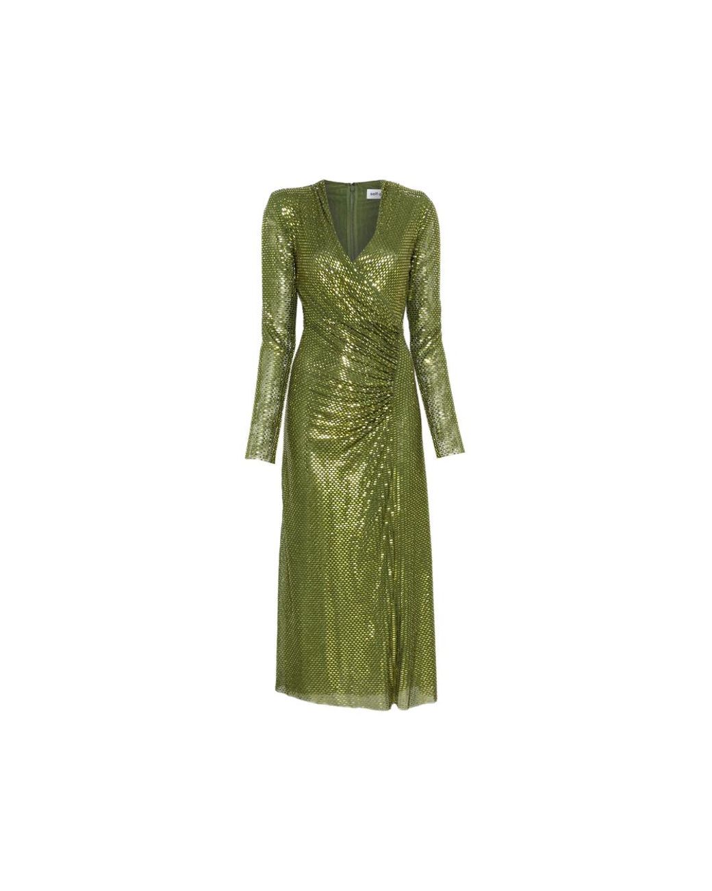 Self-Portrait Green Dresses