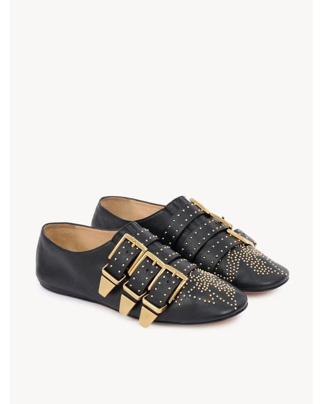 Chloé White Chloé E26 Flat