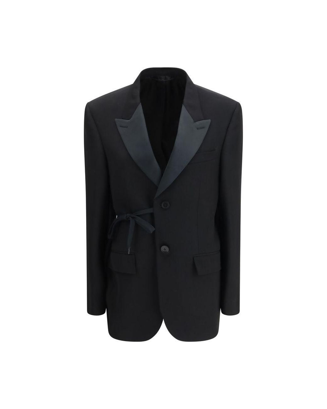 Balenciaga Black Wool Coat
