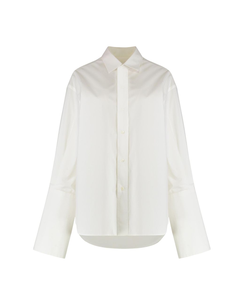 MM6 by Maison Margiela White Cotton Shirt