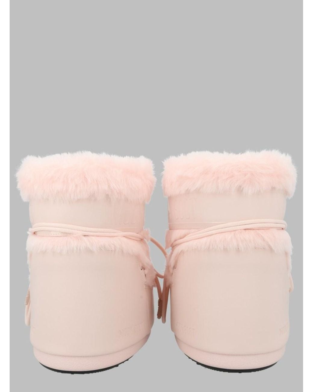 Moon Boot Pink Ankle Boots Icon Low Modacrylic