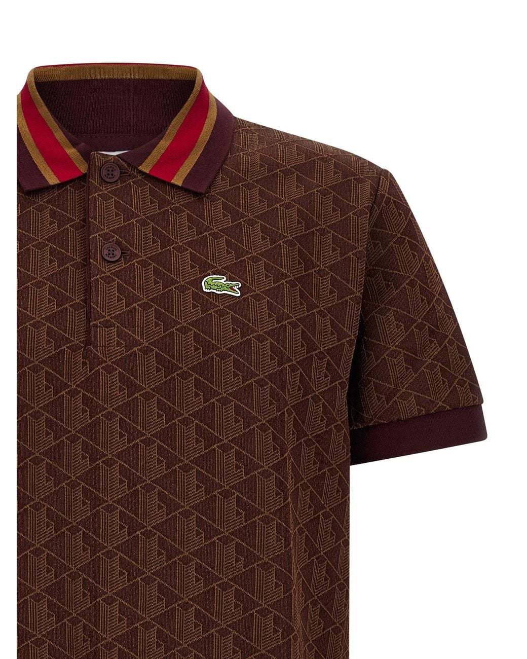 Lacoste Brown Polo for men
