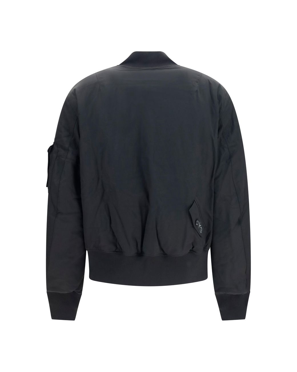 Y-3 Blue Nylon Bomber Jacket Polyamide for men