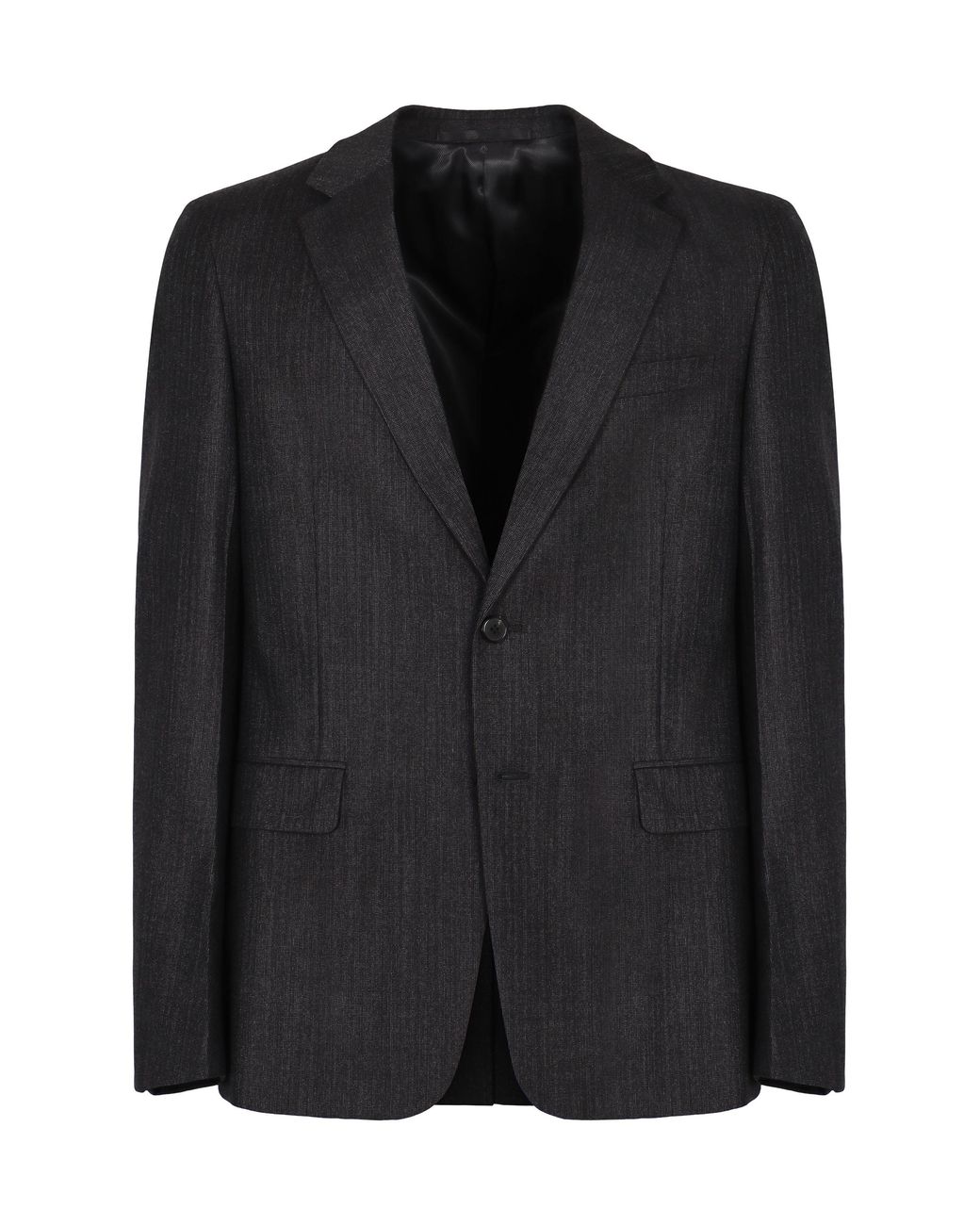 Prada Black Single-Breasted Wool And Cashmere Coat Suits for men