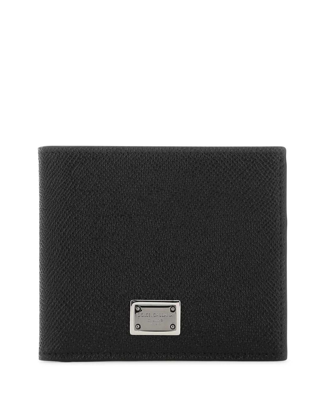 Dolce & Gabbana Black Dolce & Gabbana Leather Wallet for men