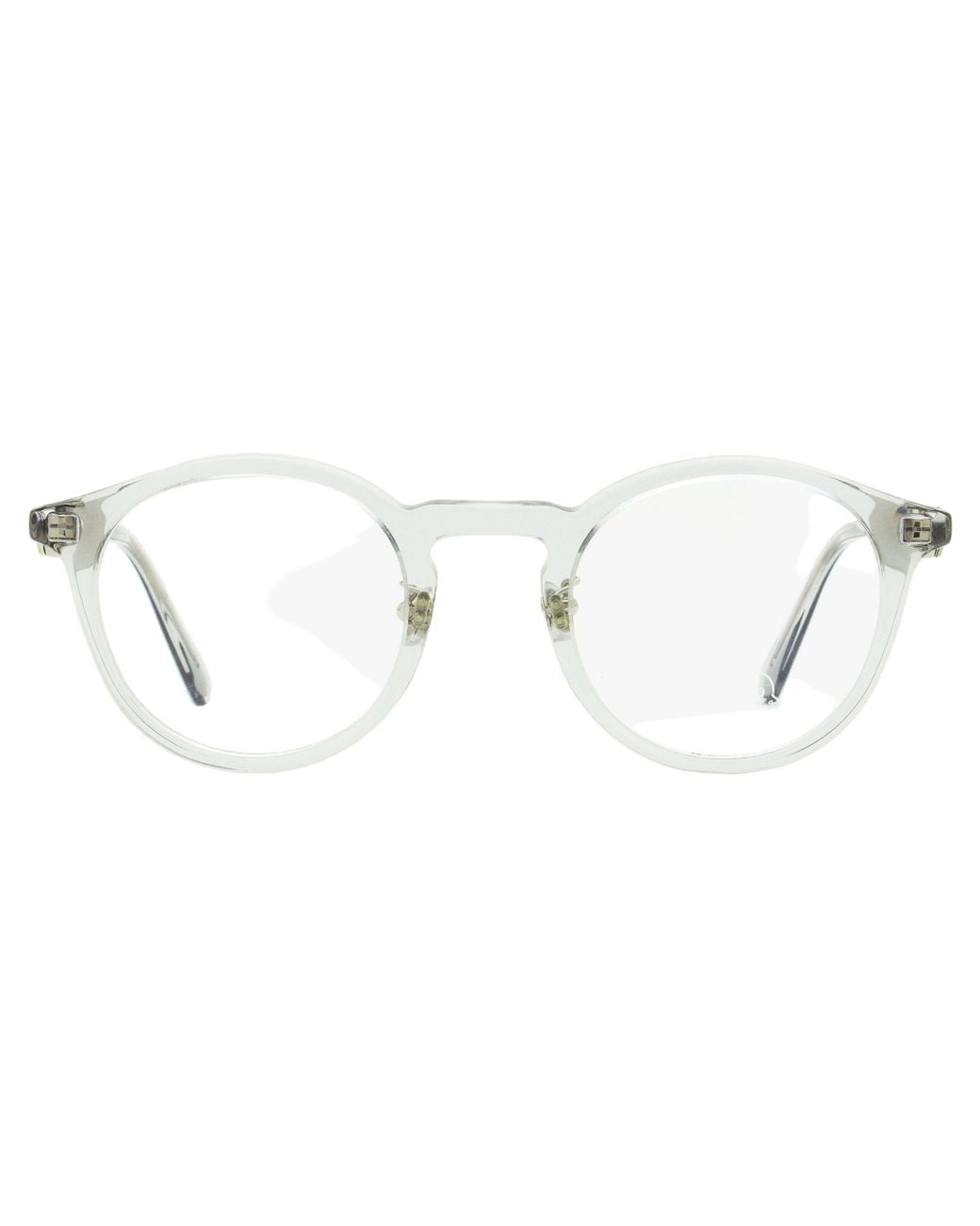 Moncler Black Moncler Ml5175H Round Acetate Frame Eyeglasses for men