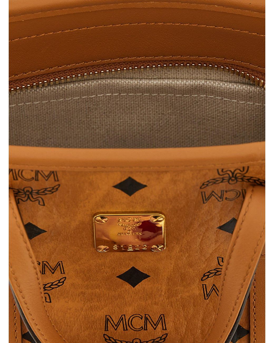 MCM Brown Toni X-Mini Shopping Bag