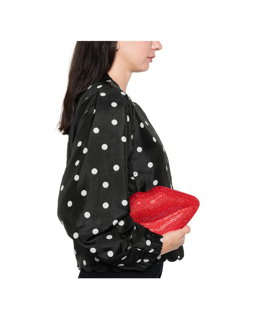Stine Goya Black Quilted Dots Jacket