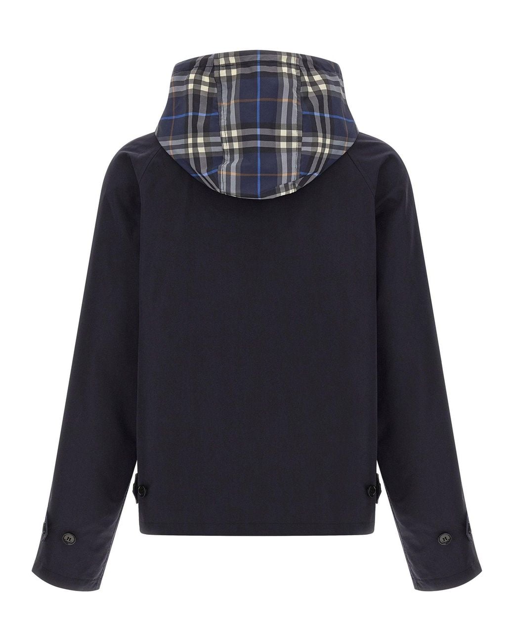 Burberry Blue Reversible Cotton Jacket