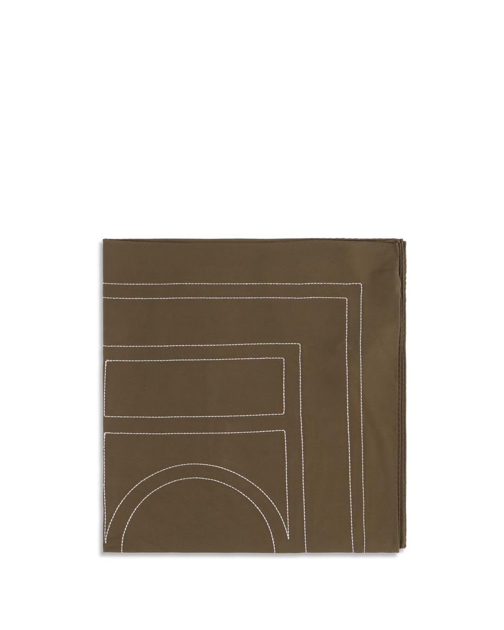 Totême White Silk Scarf