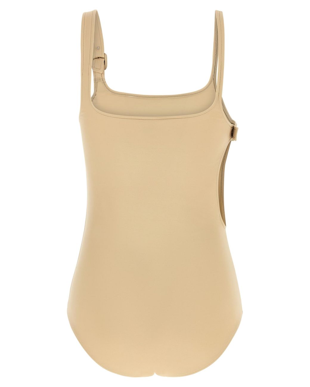Courreges Natural Polyamide Bodysuit