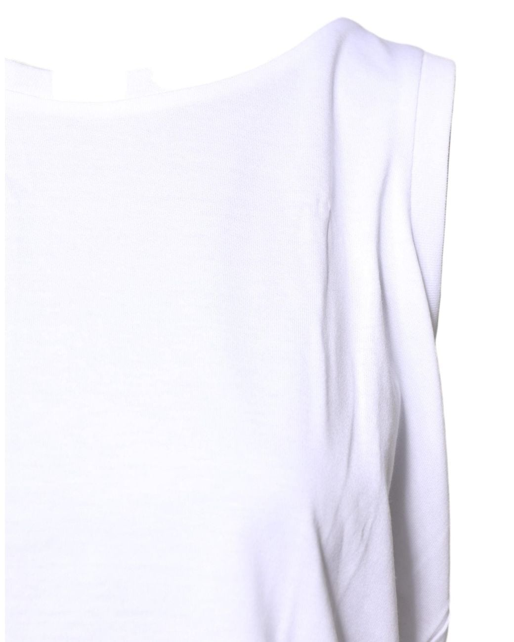 Dolce & Gabbana White Sleeveless Tops