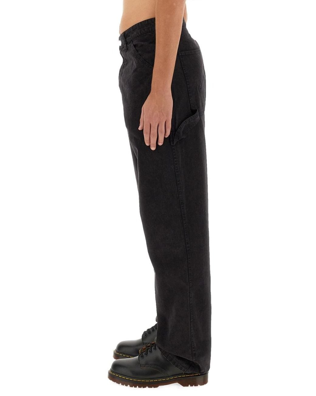 AWAKE NY Black Cotton Jeans for men
