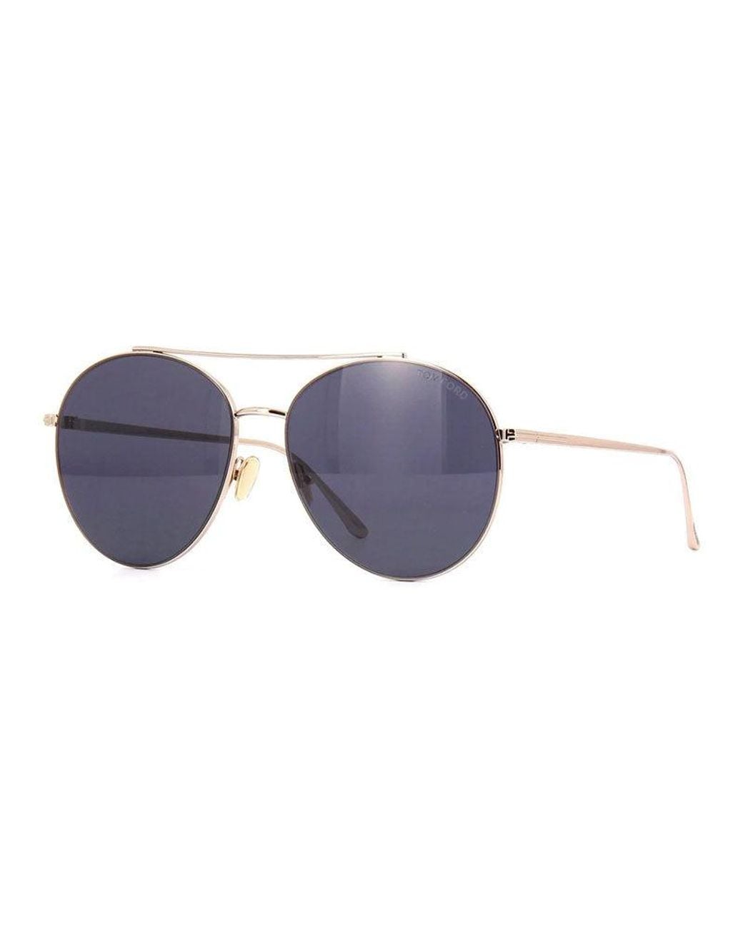 Tom Ford Purple Sunglasses Round Full Rim, Frame And Lens Ft075728A