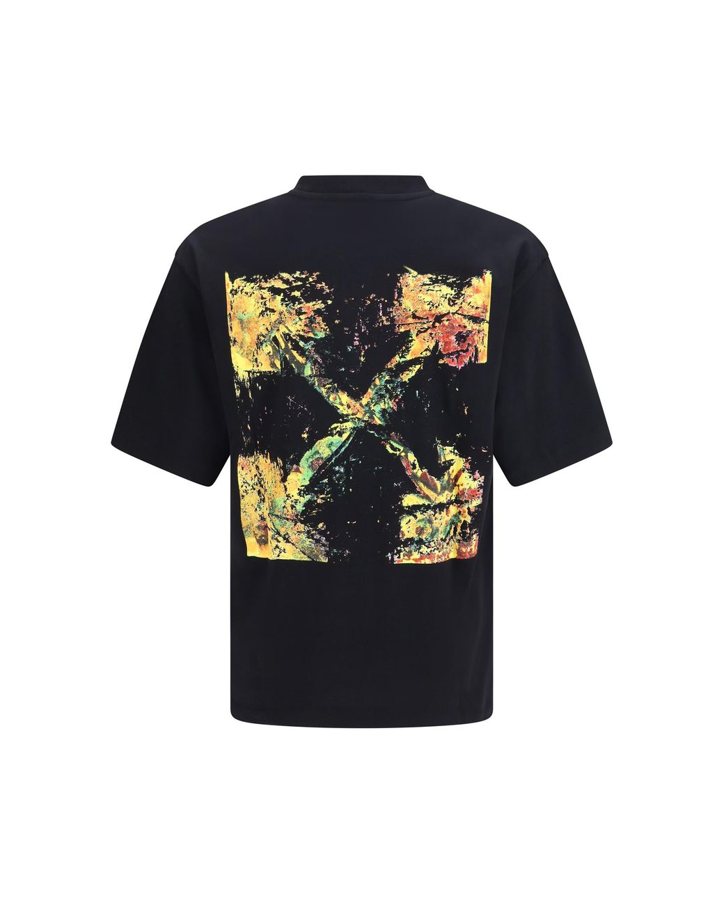 Off-White c/o Virgil Abloh Black T-Shirt Spices Arrow Cotton T-Shirts for men