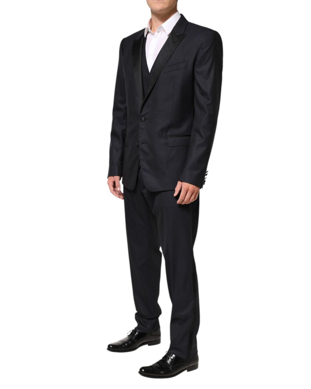 Dolce & Gabbana Black Martini 2 Buttons Suit 3 Piece Pl Se Vw for men