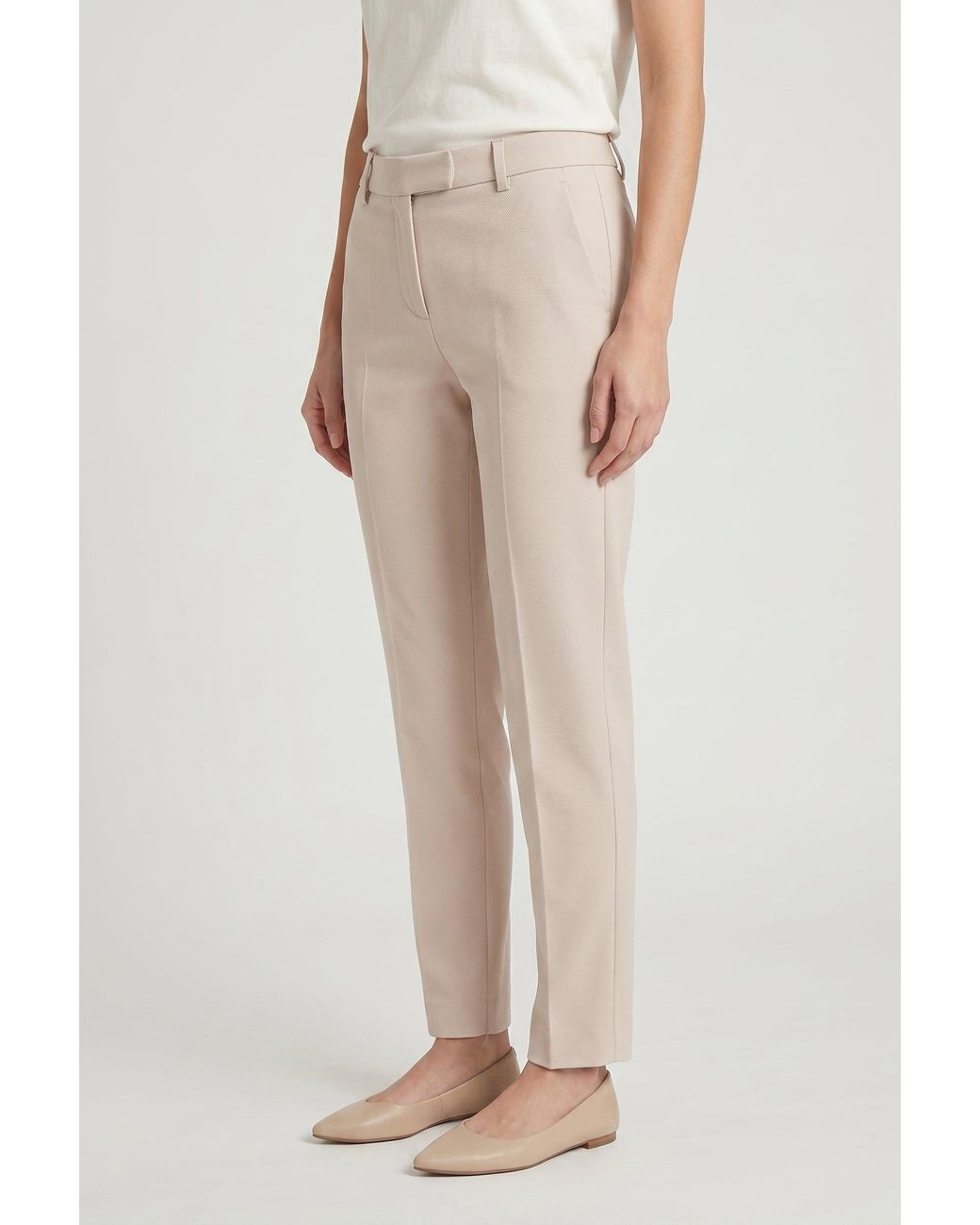 Brunello Cucinelli Pink Light Tailored Trousers