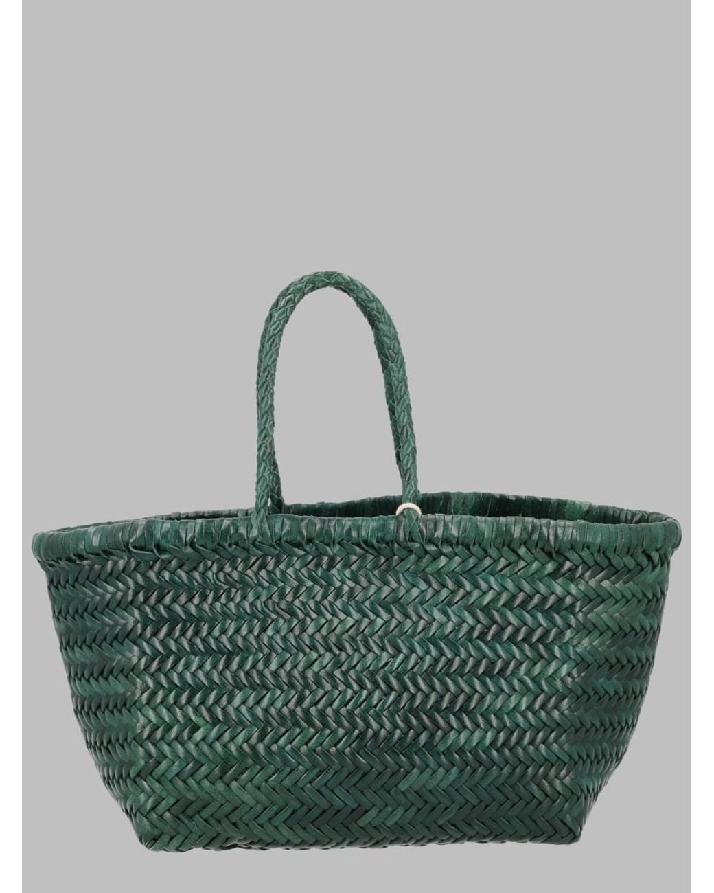 Dragon Diffusion Green Leather Handbag Triple Jump Hand Bags