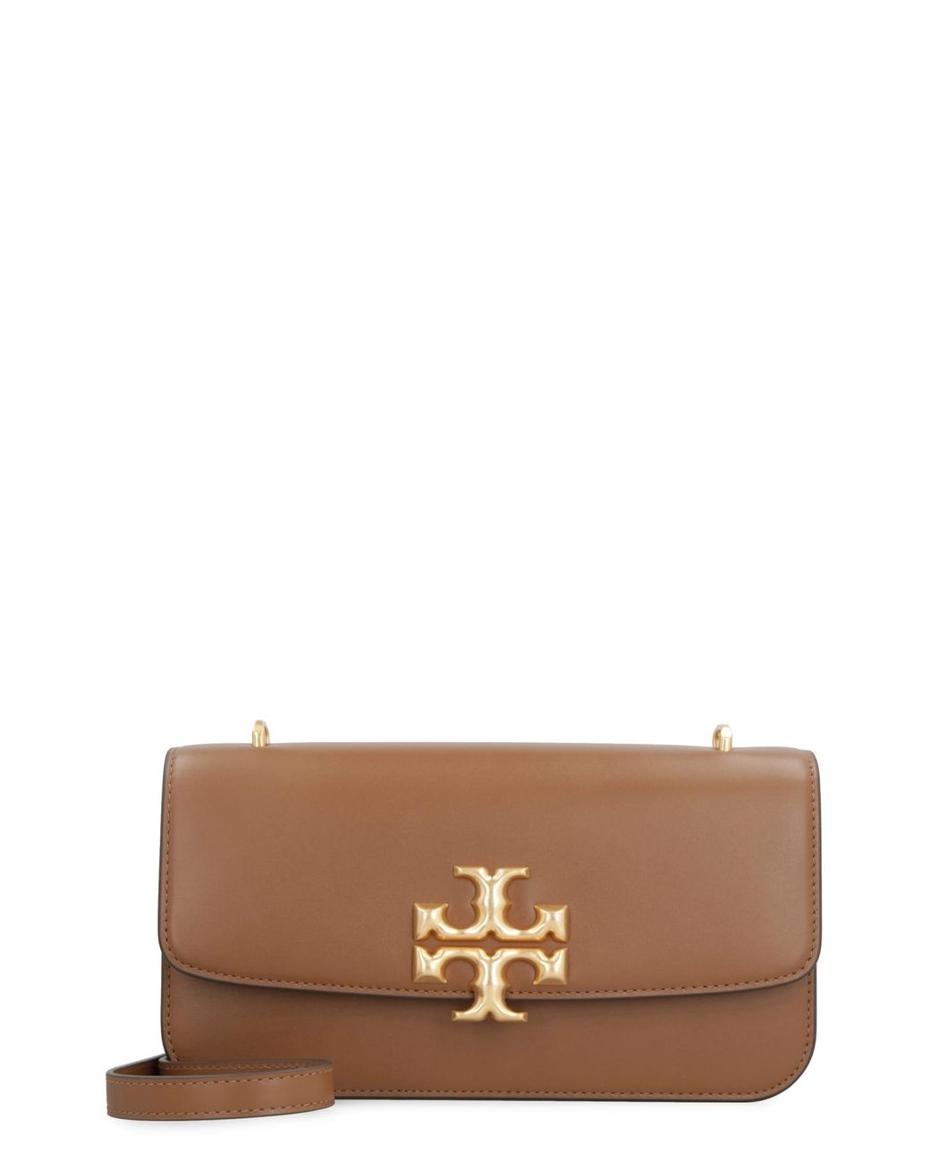 Tory Burch Eleanor Leather Crossbody Bag in Brown Lyst