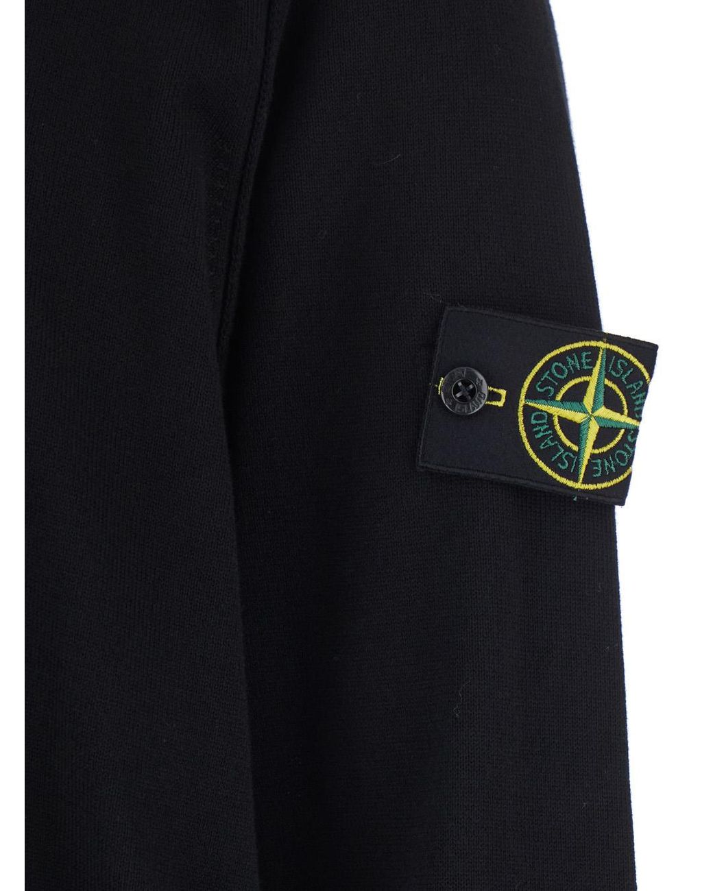 Stone Island Blue T-Shirt Long-Sleeve Cotton for men