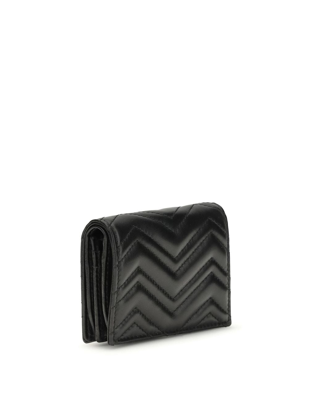 Gucci Black Gg Marmont Wallet