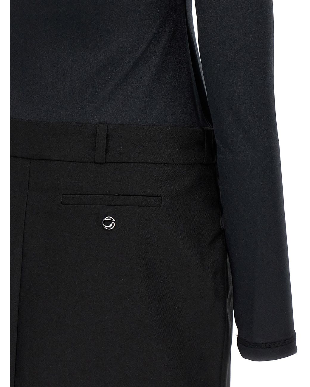 Coperni Black Hybrid' Dress