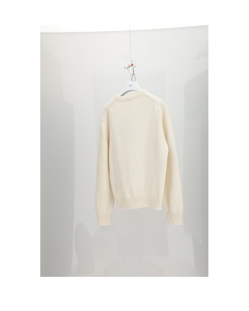 Dior White Knit Jumper Cotton Sweater for men