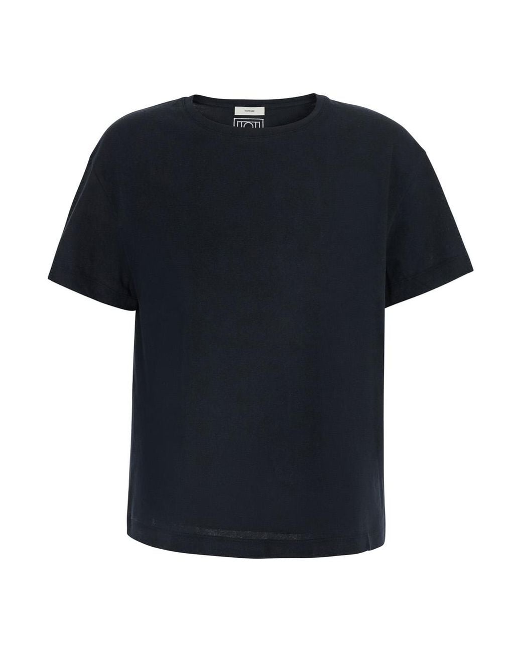 Totême Black T-Shirt Classic Tee Cotton T-Shirts & Jerseys
