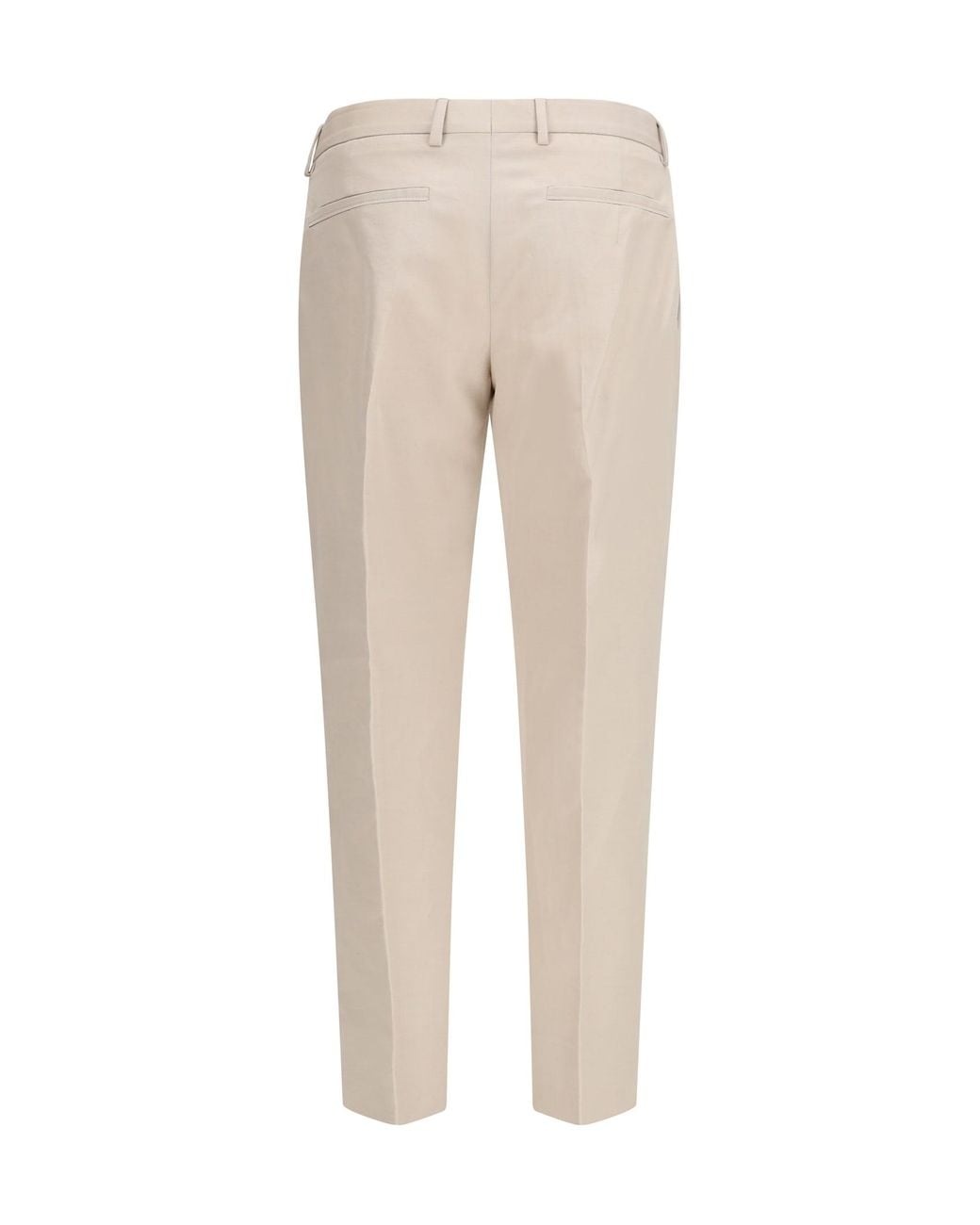 Zegna Natural Roccia Cotton Trousers for men