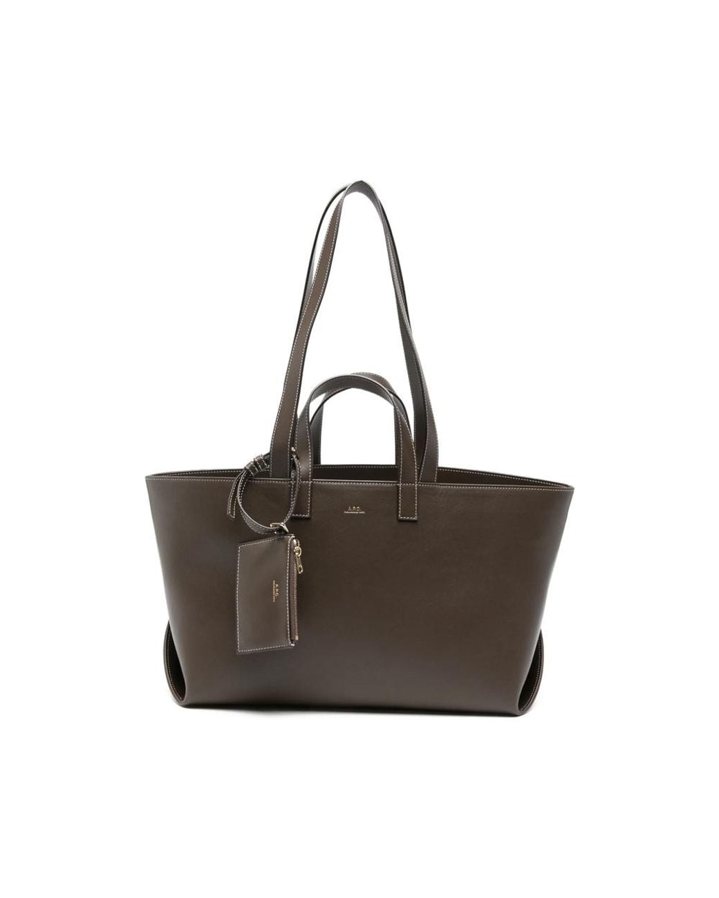 A.P.C. Brown Tote Bags