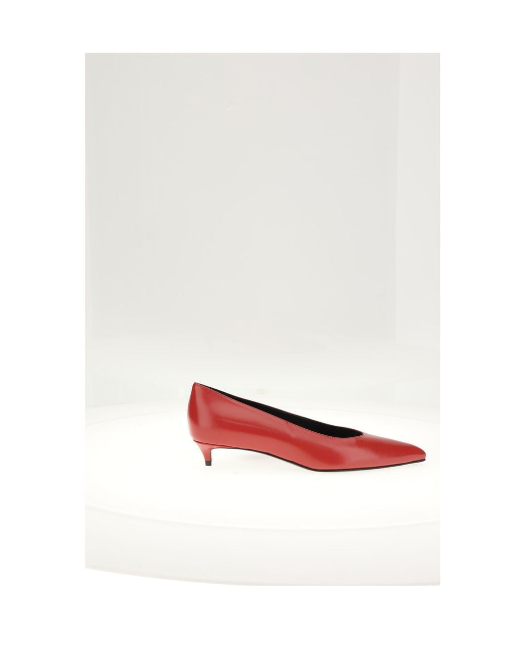 Céline White Pump 30 Lamb Leather Pumps High Heel Shoes